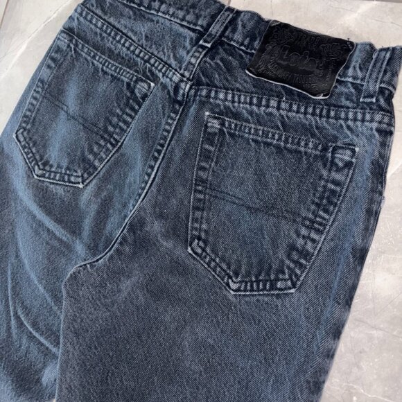 Vintage Lois Black Jeans 29 x 34" - Picture 5 of 12